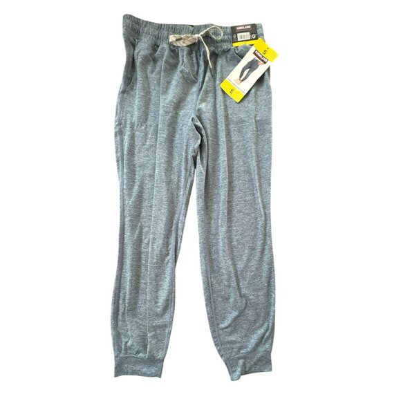 Kirkland Signature Womens Lightweight Joggers Pants Size Small Heather Blue NWT - Picture 1 of 4